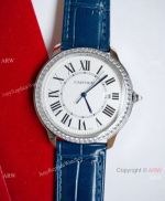 Copy Cartier Ronde Must Men 40mm watch with Diamonds